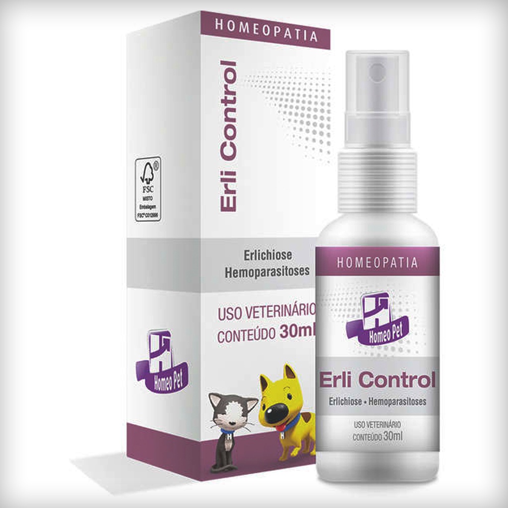 Erli Control Homeopatia Homeo Pet Real H - 30 mL