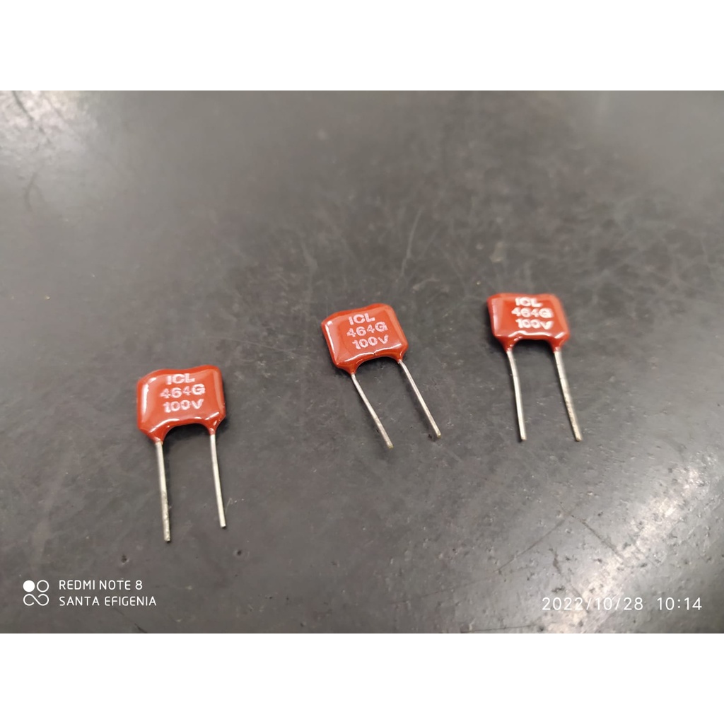 4x Capacitor Mica Prata 464pf/100v 3% Cm2 Icl