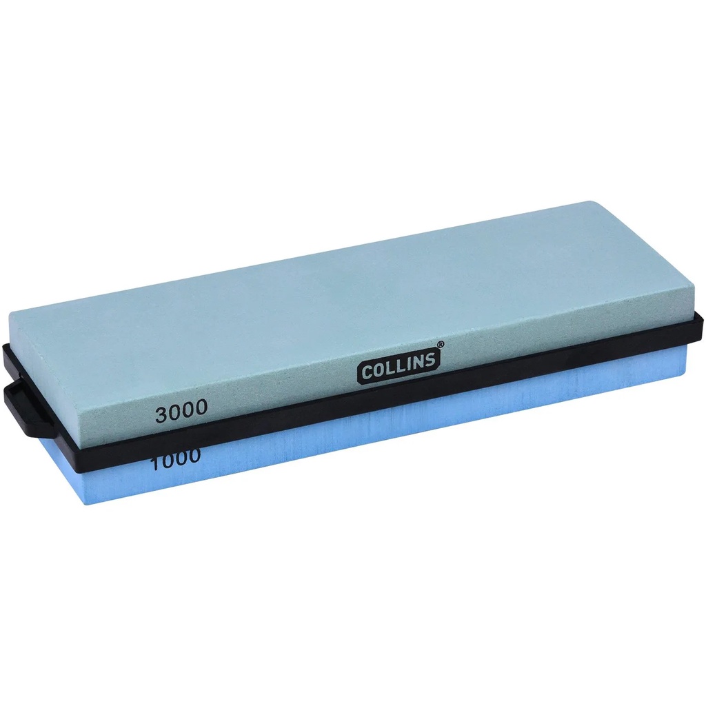 Pedra de Afiar Dupla Face Grão 1000/3000 Cerâmica Collins em Oferta na Shopee
