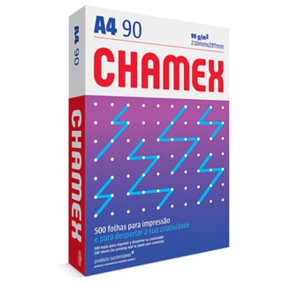 Papel sulfite A4 90g 210x297 com 500 fls Super Chamex
