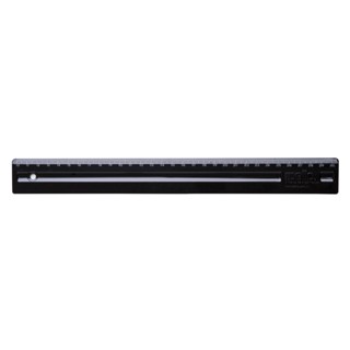 Régua plástica 30cm Preto 3111.P Dello