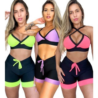 Conjunto Fitness Tik Tok Roupa Ginastica Academia