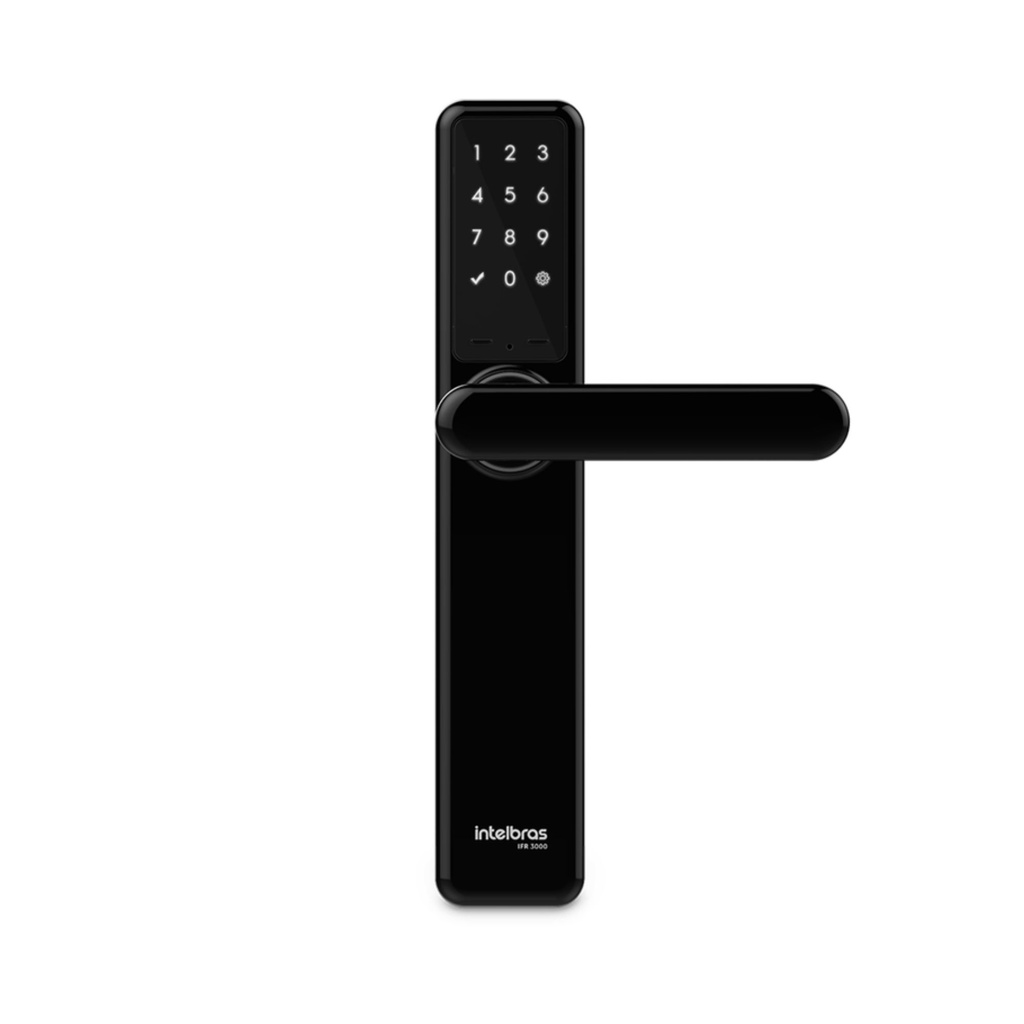 Fechadura Eletrônica Intelbras IFR 3000 Smart de Embutir C/ Maçaneta - Home & Living