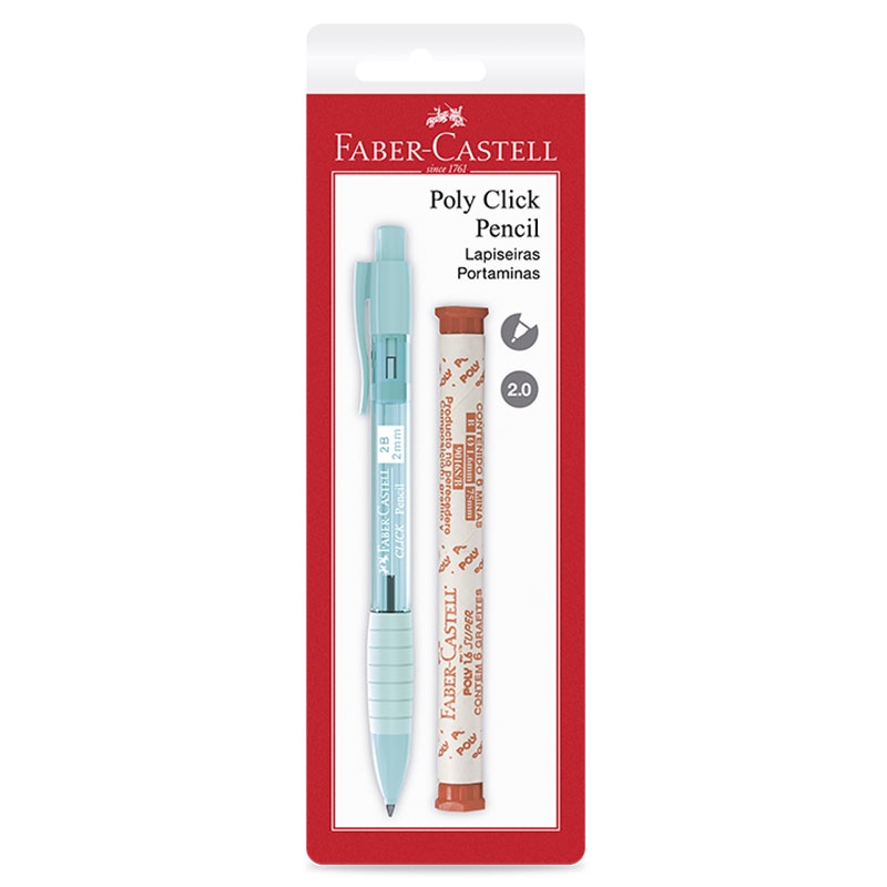 Lapiseira 2.0mm Poly Click mix SM/20CPMIX Faber-Castell - Stationery