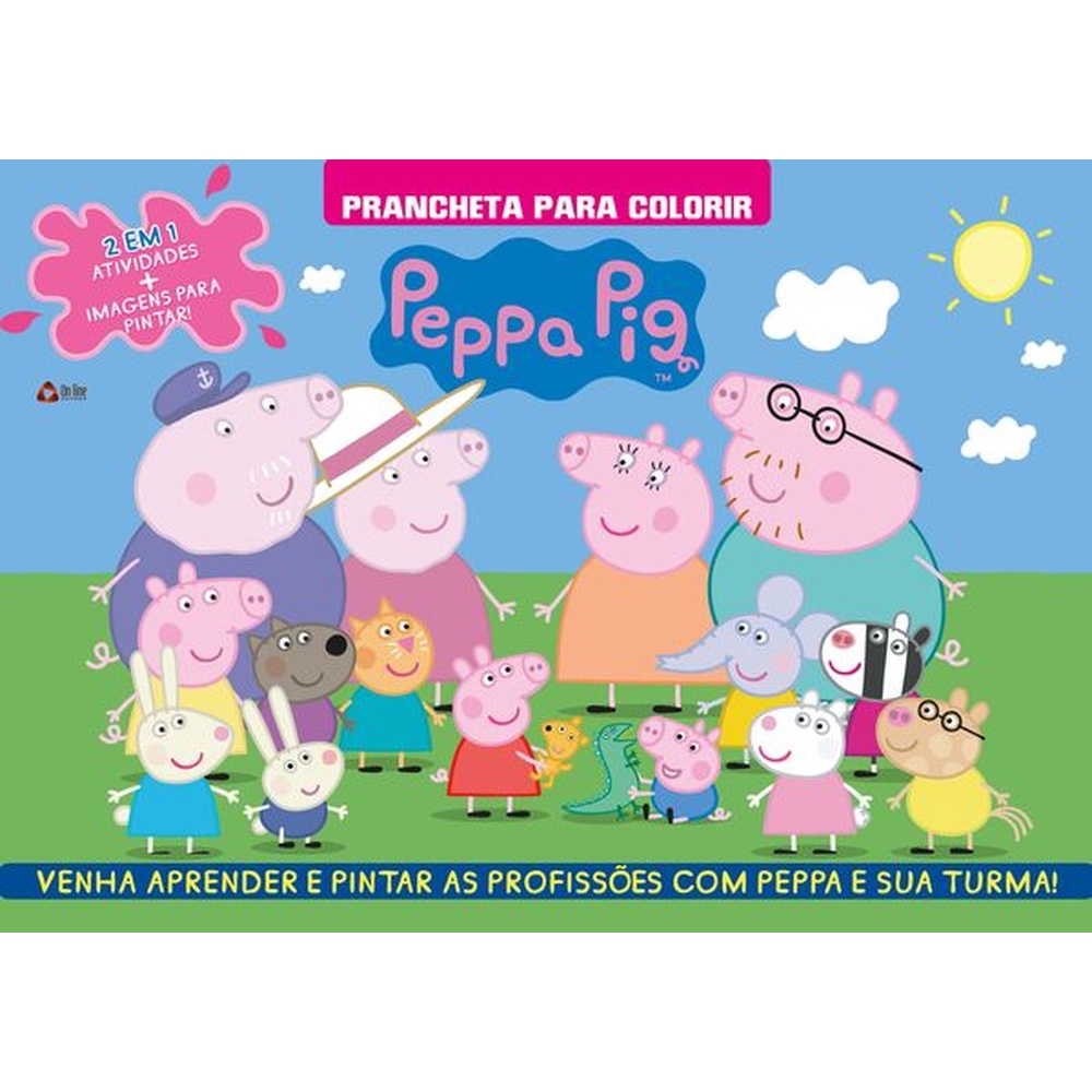 Peppa Pig Prancheta para Colorir em Oferta na Shopee