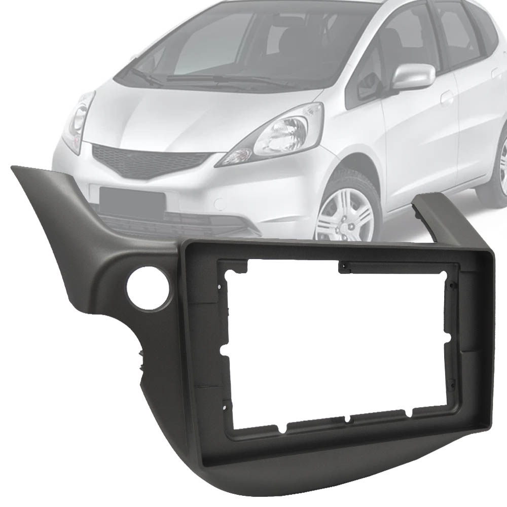 Moldura Painel 2 Din 10" Polegadas Fit 2008 até 2013