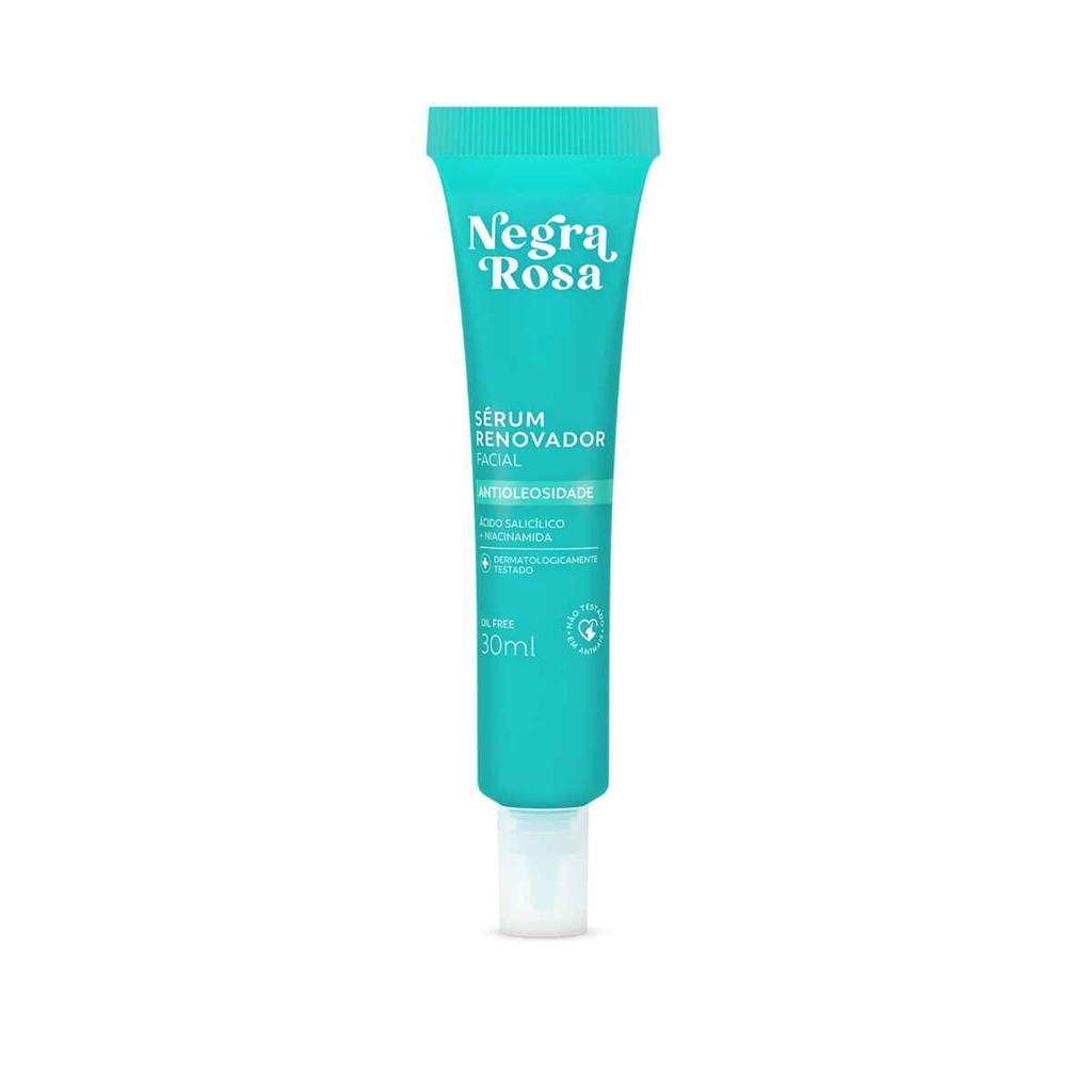 Sérum Renovador Facial Negra Rosa Antioleosidade - 30ml - Beauty