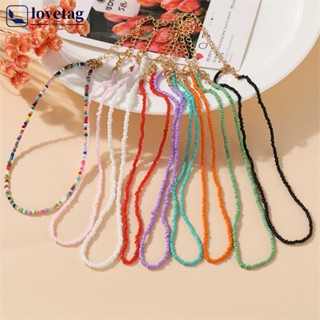 LOVETAG Moda Criativa Colar De Contas Colorido Boêmio Gargantilha Boêmia Para Mulheres A5O4