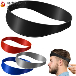 MIBEAUTY Neckline Shaving Template . essional Headband Salon Guia De Corte De Cabelo Curvo Em Silicone