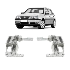 Kit 2 Suporte Maçaneta Interna Porta Gol G3 02 03 04 05 Metal