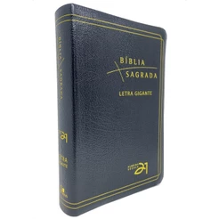 Bíblia Sagrada Almeida Século 21 | Letra Gigante | Capa Luxo Preta