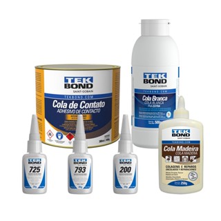 Kit Com 6 Colas Essenciais para Trabalhar com Madeira