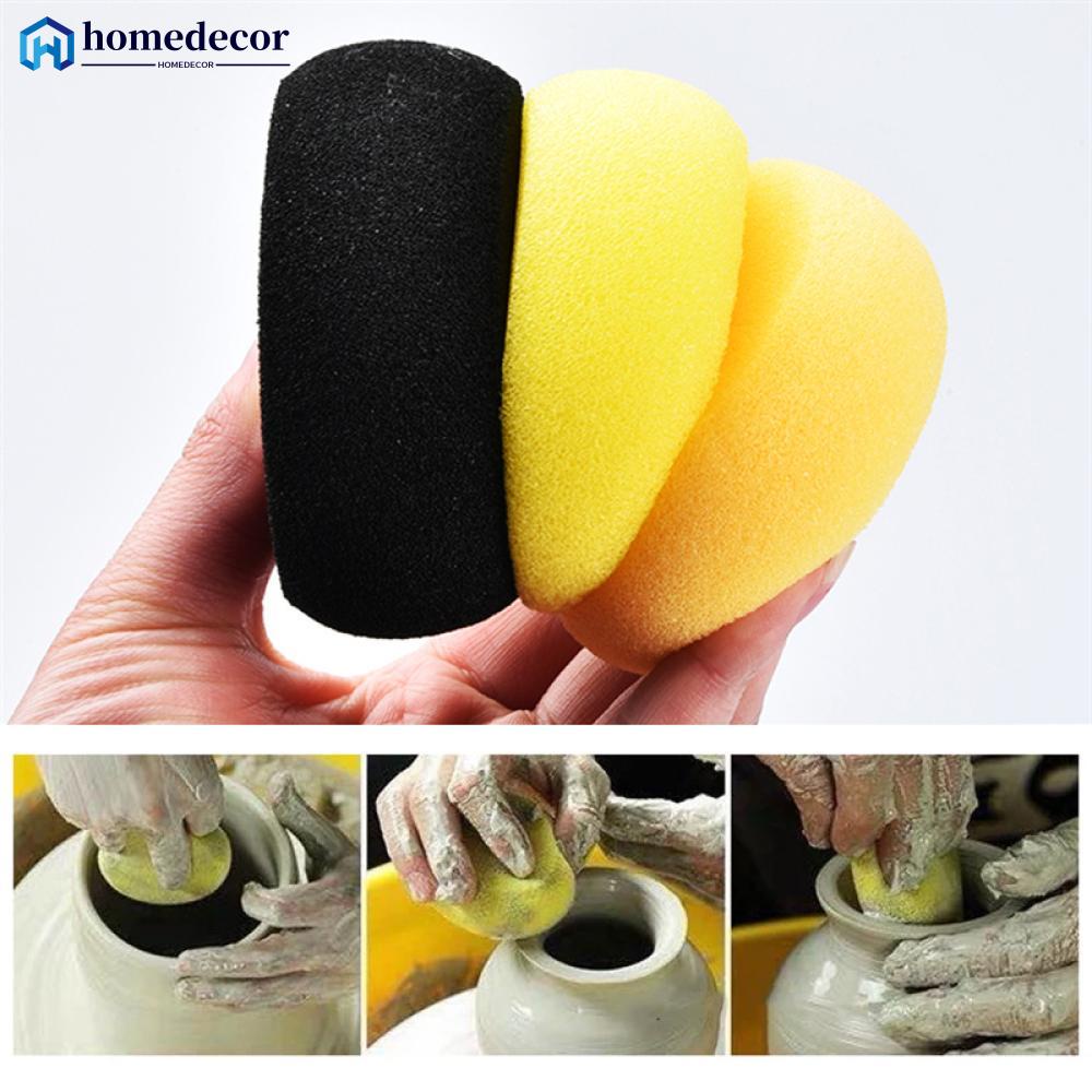 HOMEDECOR 5pcs Cerâmica De Esponja Redonda De Absorvente De Água Acessórios De Limpeza Q5T7 em Oferta na Shopee