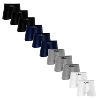 Kit 10 Cuecas box boxer zorba 781