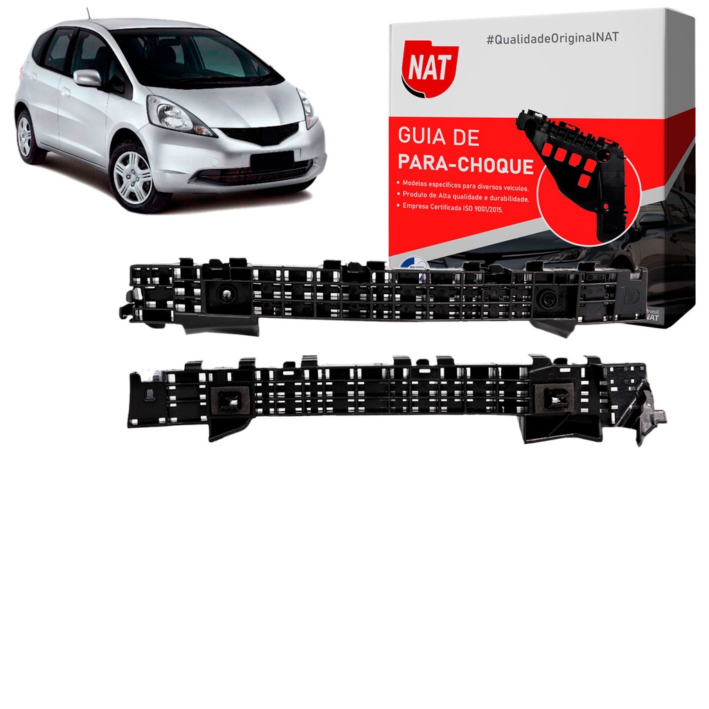 Par Suporte Parachoque Honda Fit 2009 Até 2014 Traseiro em Oferta na Shopee
