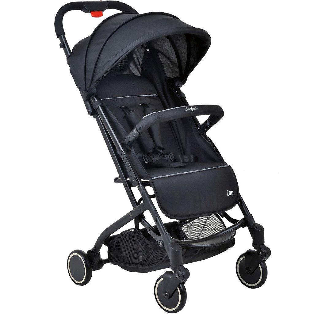 Carrinho de Bebe Passeio Compacto Burigotto Zap Black Preto em Oferta na Shopee