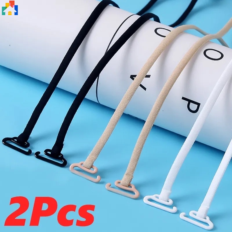 2Pcs 0.5cm Largura Ubtra-Fino Feminino Alças De Roupa Íntima Antiderrapantes Elásticas Invisíveis Ombro Ajustáveis Lady Bra Braço Acessórios De Lingerie em Oferta na Shopee