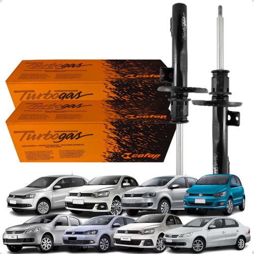 Par Amortecedor Dianteiro Original Cofap Fox Polo Gol Voyage em Oferta na Shopee