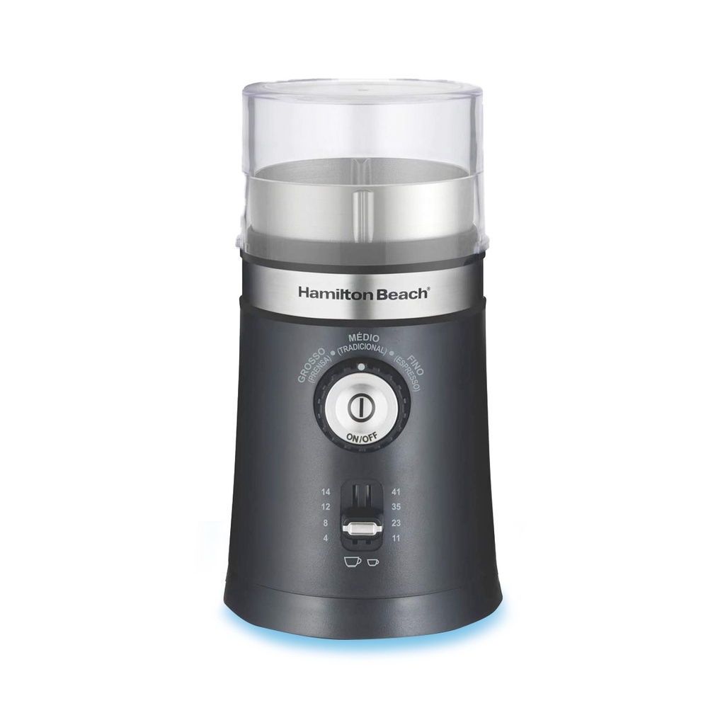 Moedor De Café E Temperos Hamilton Beach Ajustável 150W Preto - Home Appliances