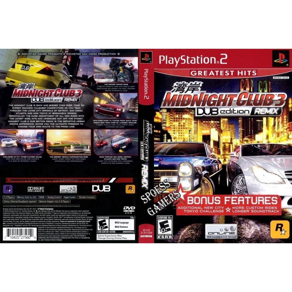 Midnight Club 3 Dub Edition Remix Patch Ps2 Patch