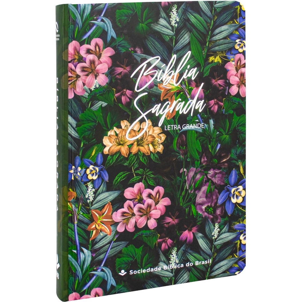 Bíblia Sagrada NAA | Letra Grande | Capa Dura | Flora