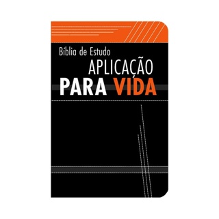 Bíblia de Estudo Temática | Aplicação para Vida | Preta em Oferta na Shopee
