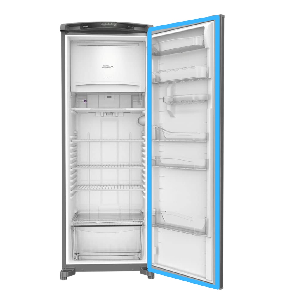 Borracha Gaxeta Freezer Vertical Electrolux F170 F180 52x114