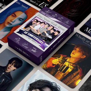 555pcs/box Cartões Fotográficos BTS 10o Aniversário Cartão LOMO Postal De Coleção