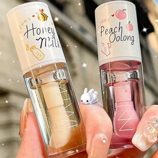 Conjunto De 2 Geleias Cristalinas Hidratante Brilho Labial Gloss Bálsamo De Longa Duração Óleo