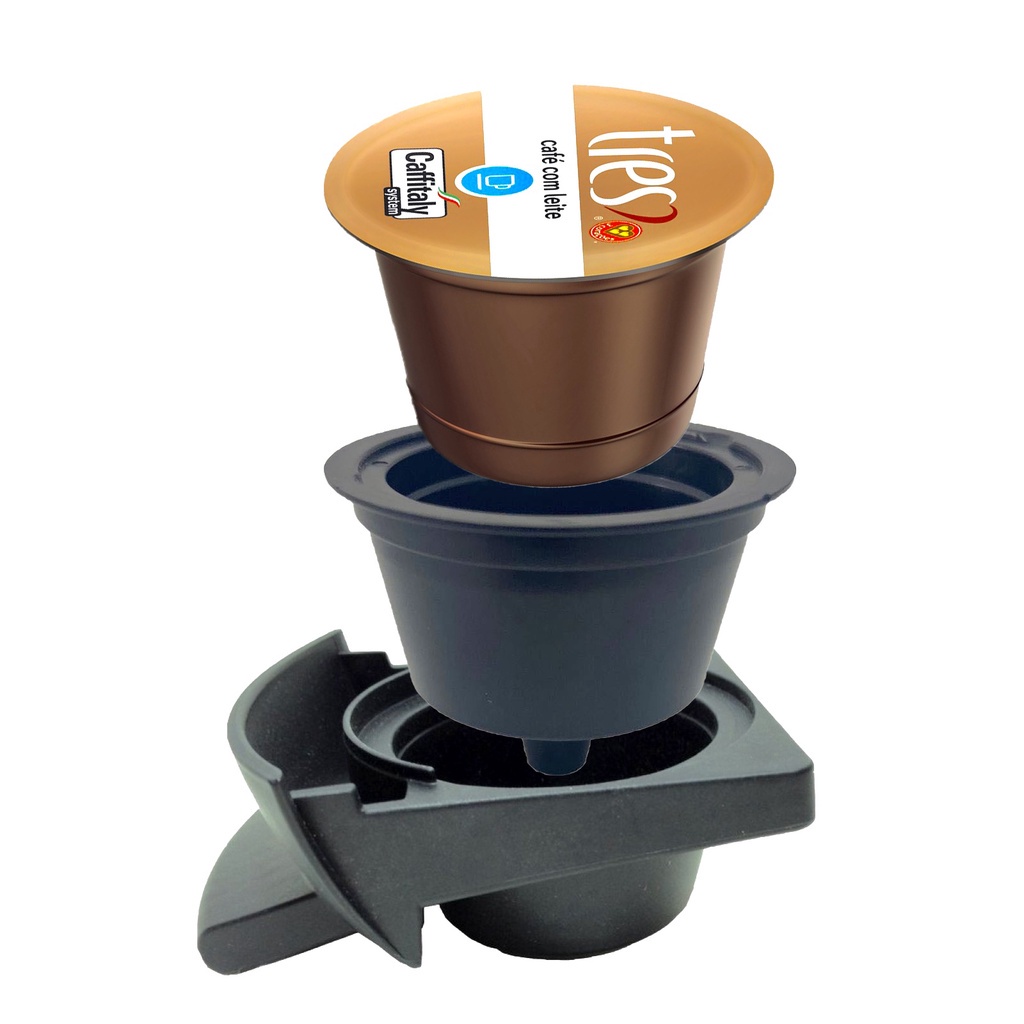 Adaptador De Capsulas Três Corações Para Cafeteira Dolce Gusto Máquina Mini Me