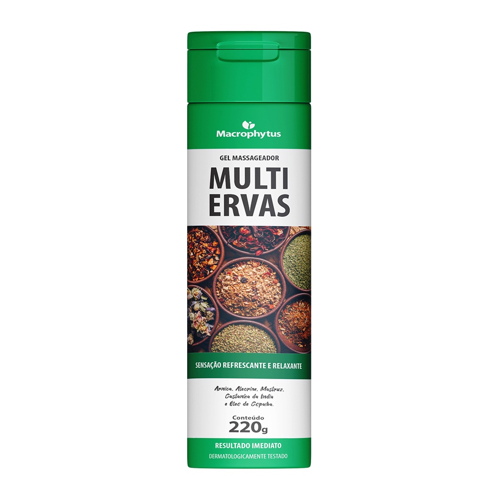 Gel Massageador Multi Ervas 220g