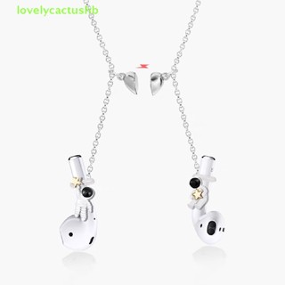 lovelycactushb For Apple Airpods Pro Air Pods 3 2 1 Correntes Anti-Perda Criativo Astronauta Lanyard Pendant Earbuds Fones De Ouvido Bluetooth Ornamentos Nice