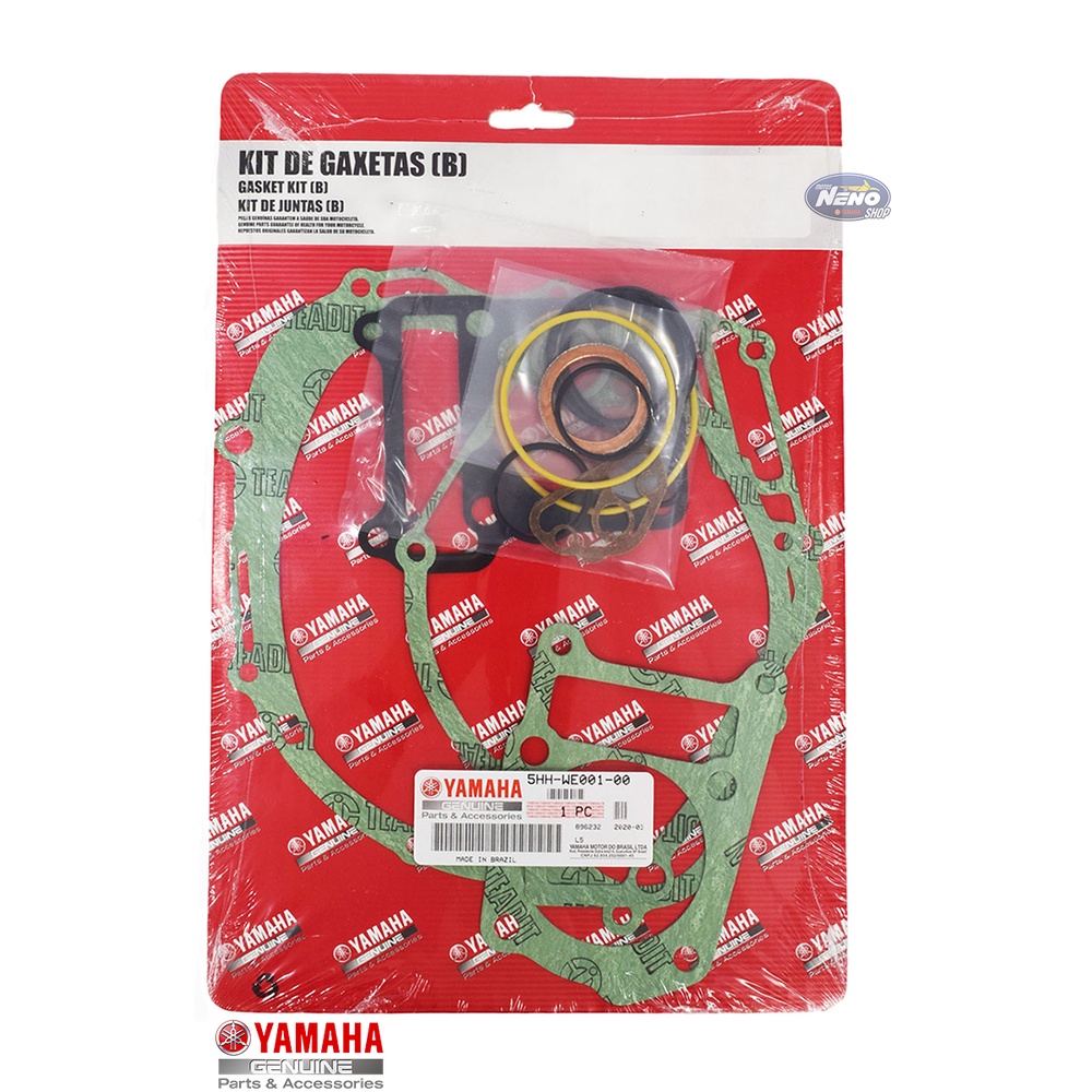 Jogo Junta Completo XTZ 125 Factor YBR 125 Original Yamaha