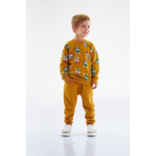 Conjunto de Inverno com Blusão e Calça em Moletom para Menino Up Baby