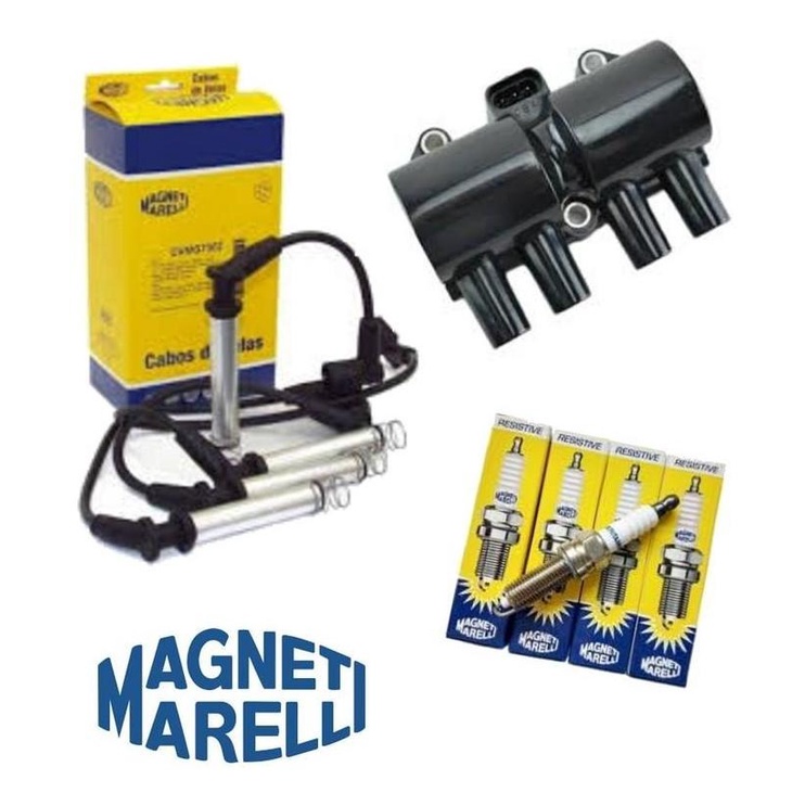 Bobina Cabo E Velas Celta Corsa 1.0 8v Vhc Gasolina 3 Pinos em Oferta na Shopee