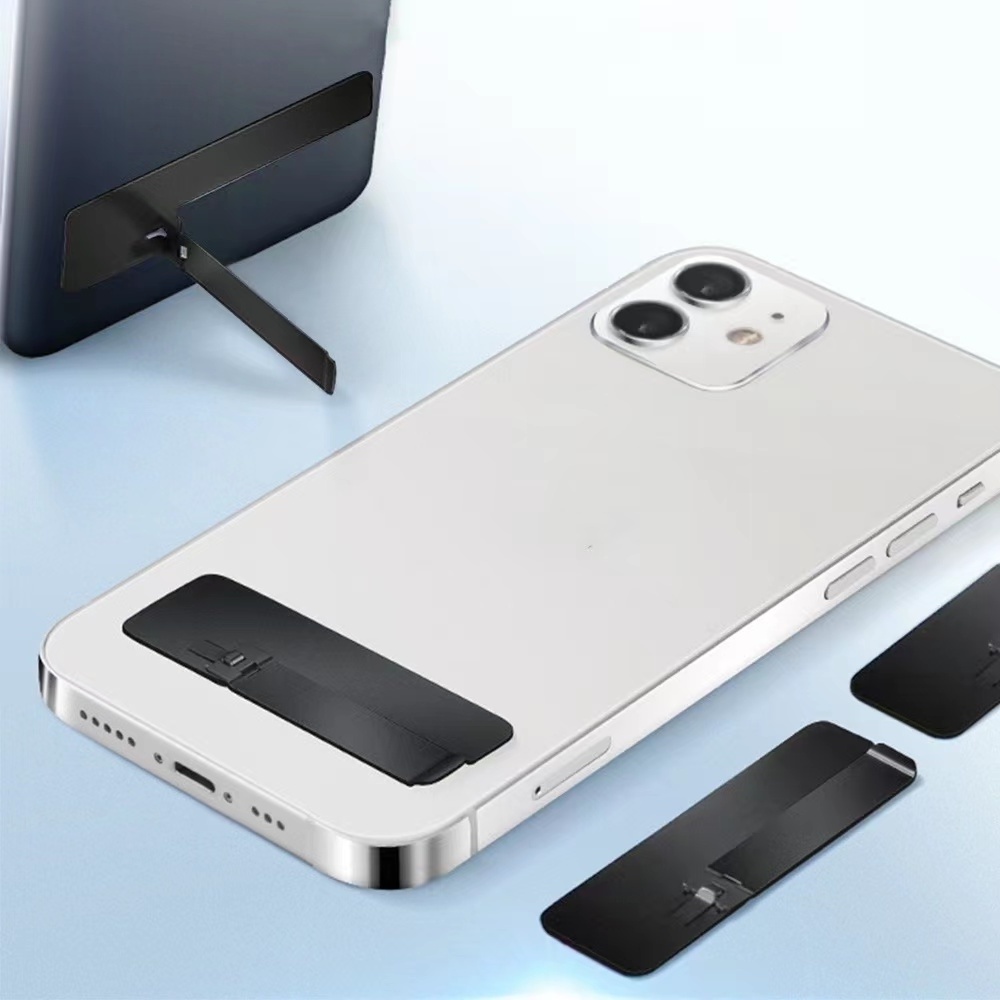 Suporte Celular De Portátil Dobrável Autoadesivo/Universal Ultrafino Ajustável/Tamanho Mini Universal De Alumínio