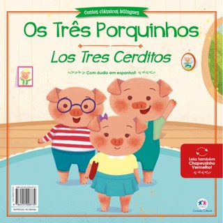 Livro Os três porquinhos e Chapeuzinho Vermelho