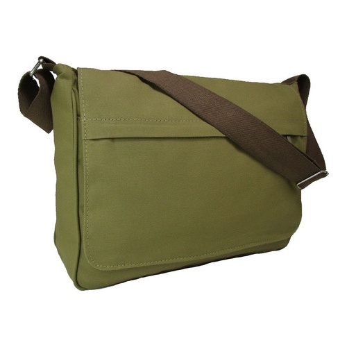 Bolsa Tiracolo Lona Escolar Trabalho Masculino Feminino