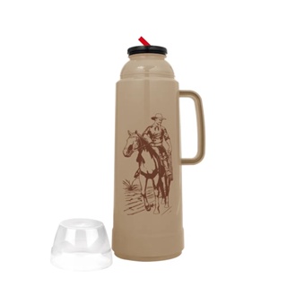 Garrafa Térmica Use Farroupilha Bege Cavalo 1 Litro em Oferta na Shopee
