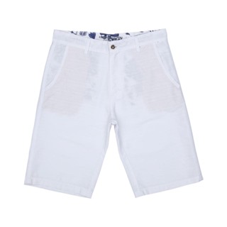 Bermuda Masculina Linho Branca