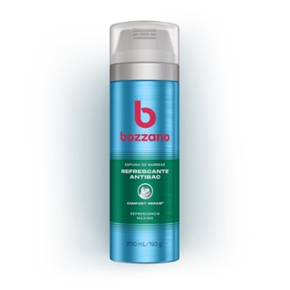 Espuma De Barbear Bozzano Refrescante Sem irritação 200Ml