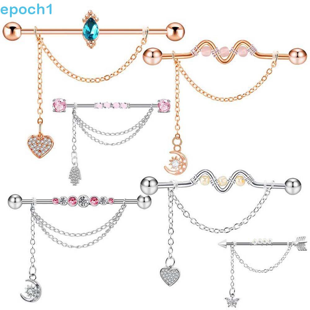 EPOCH1 Orelha De Industrial Barbell em Oferta na Shopee