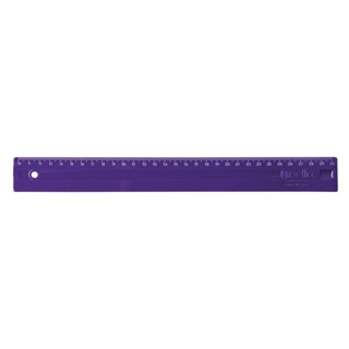 Régua plástica 30cm Roxa 3112.R Dello