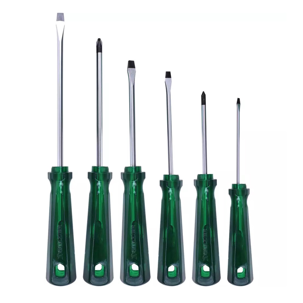 Jogo Chave Fenda E Phillips SATA 6 Pcs