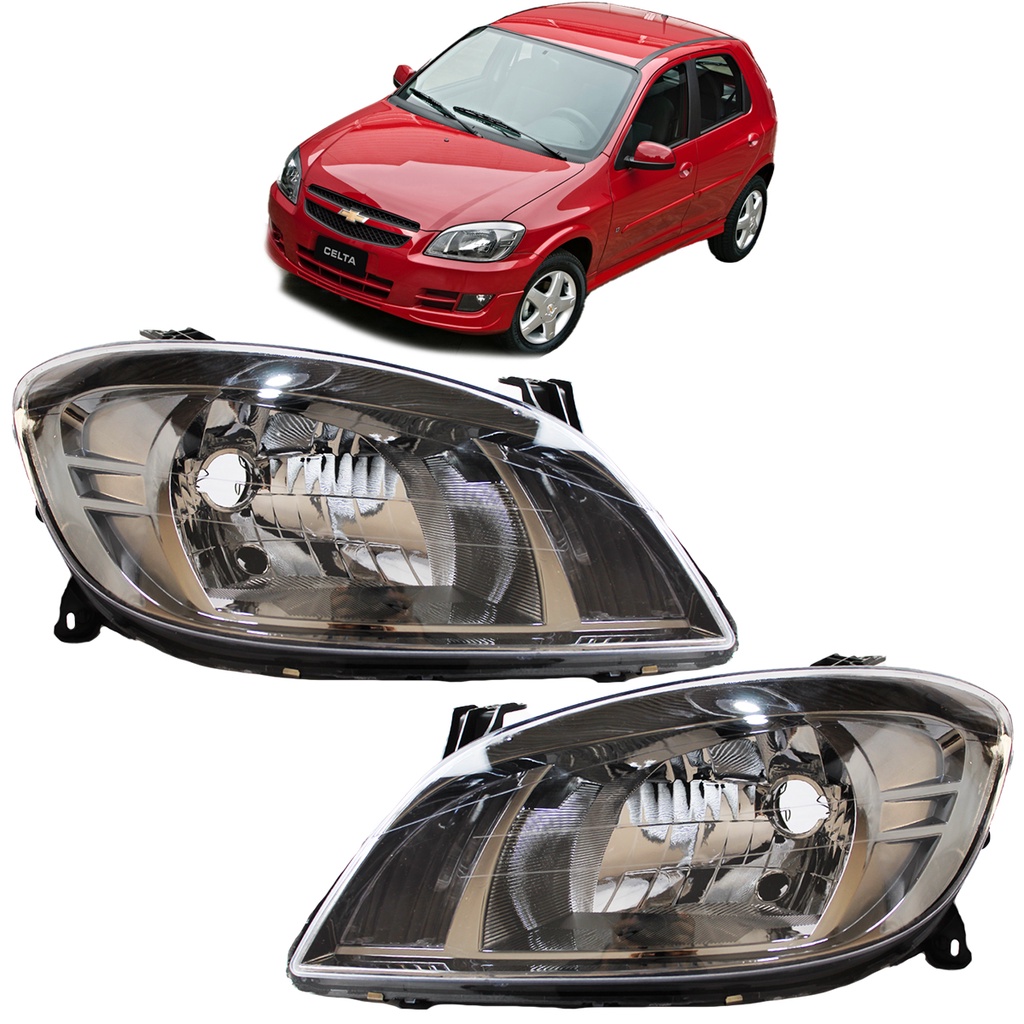 PAR Farol Celta 2007 2008 2009 10 11 12 13 14 15 16 Dark Chrome
