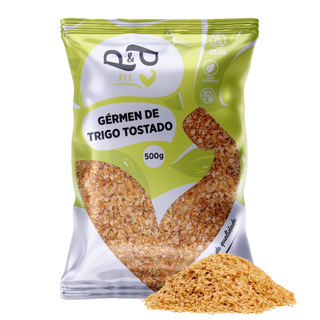 Gérmen de Trigo Tostado 500g - P&P em Oferta na Shopee