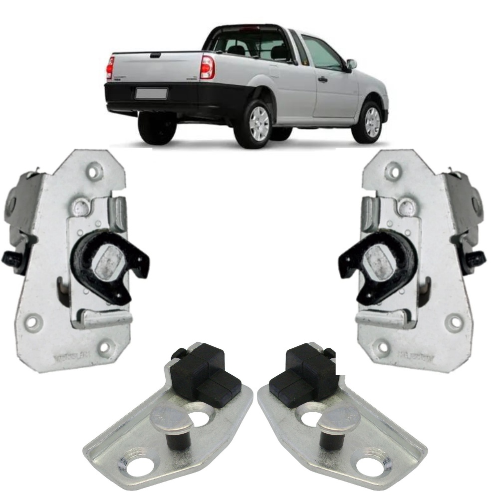 Kit Batente E Fechadura Tampa Caçamba Saveiro G2 G3 G4 G5 G6 em Oferta na Shopee