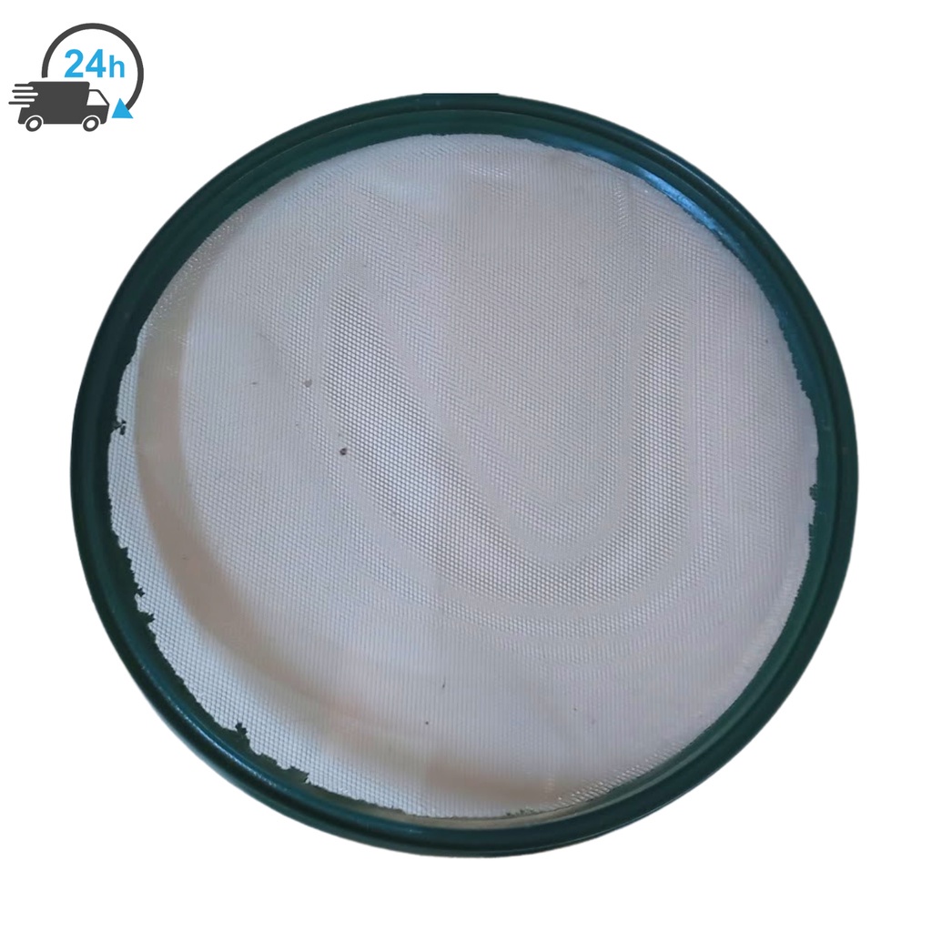 Peneira Malha de Aço Aro De Plastico 55 Para Areia - Arroz - Café - Feijão - Fubá Fina Grossa