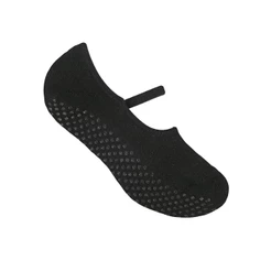 Meia Selene Feminina Sapatilha Antiderrapante Pilates Com Viés 7850