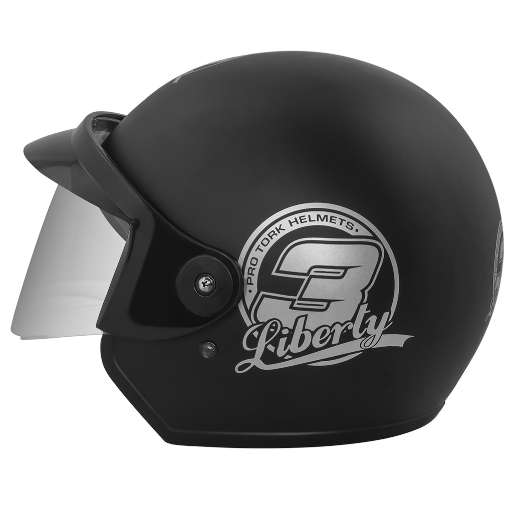 Capacete Moto Aberto Feminino Masculino Pro Tork Liberty 3 Solid Adulto Tam 56 5